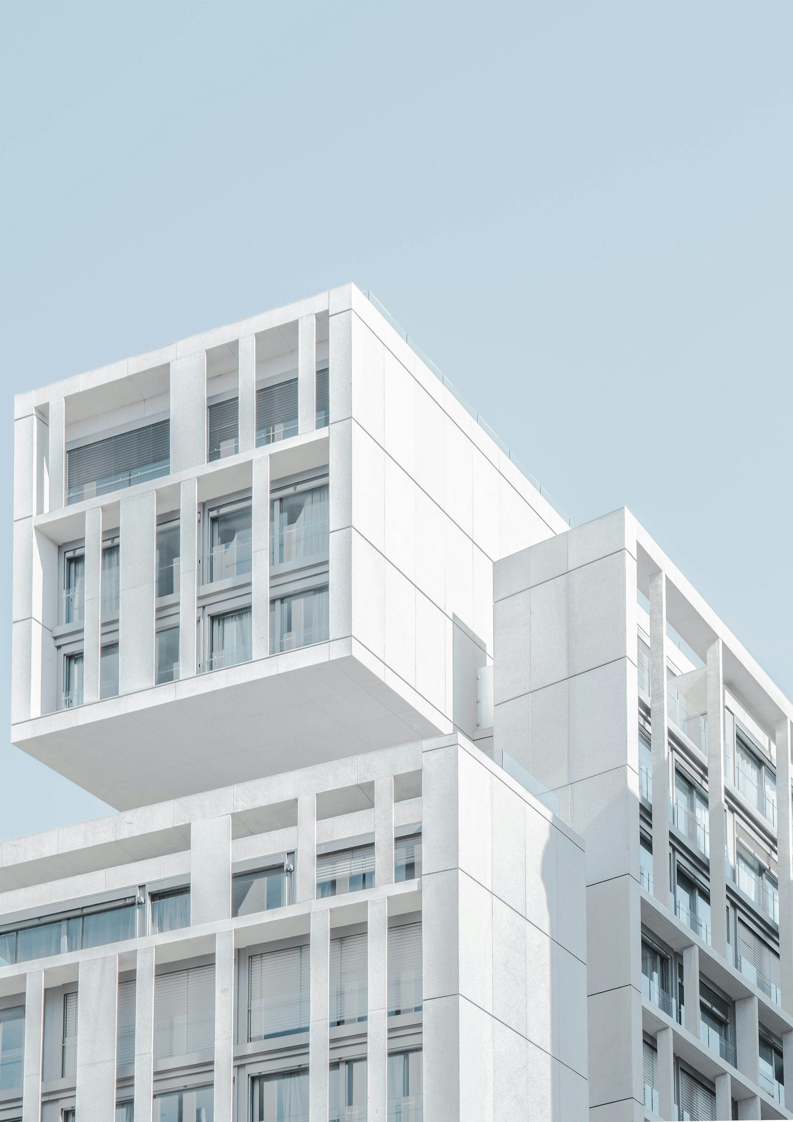 Architectural concrete facade